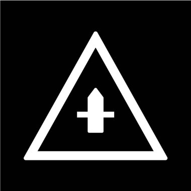 uyarı işareti simgesi, vektör illüstrasyonu