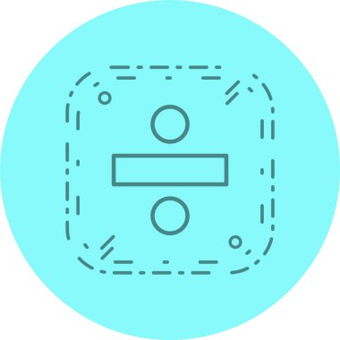 Simgeyi Moda Biçimli İzole Arkaplanda Böl