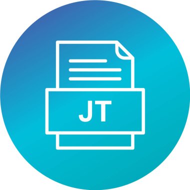 Vektör düz web simgesi. jt