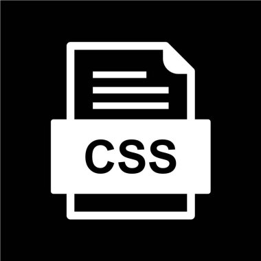 Vektör düz web simgesi. css