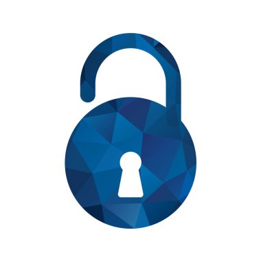 ikon vektör illüstrasyonunu kilitle