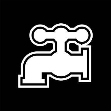 Moda Biçimli Tap Simgesi İzole Arkaplan      