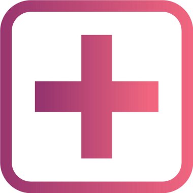 Modern b 'nin vektör illüstrasyonu tıbbi simgeden yoksun