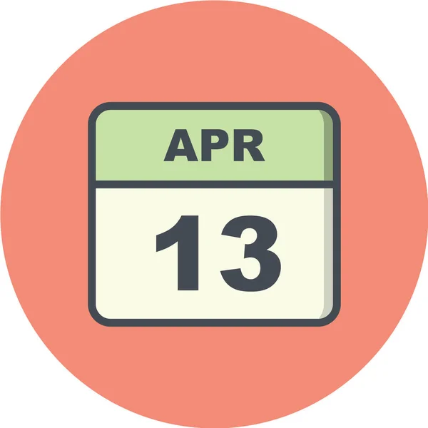 Calendario Vector Plano Icono — Vector de stock