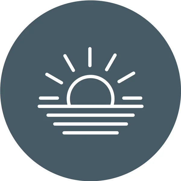 web icon. sun and circular symbol. vector illustration