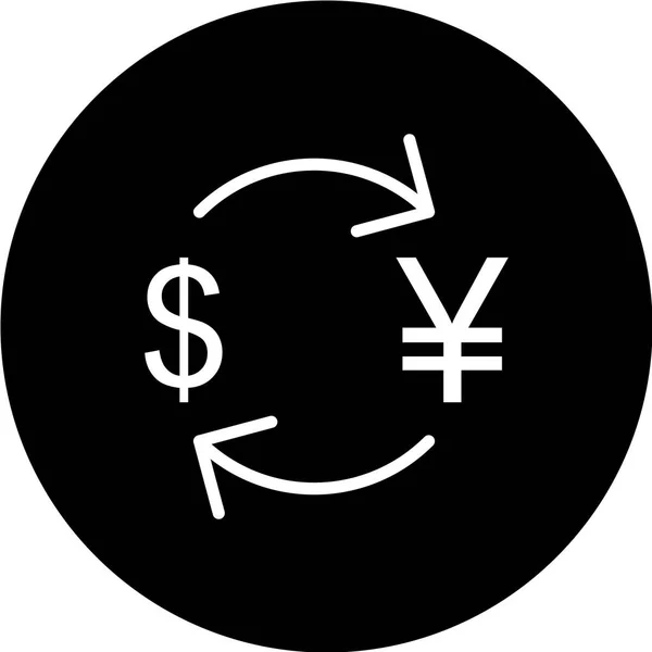 Dollarteken Pictogram Vectorillustratie — Stockvector