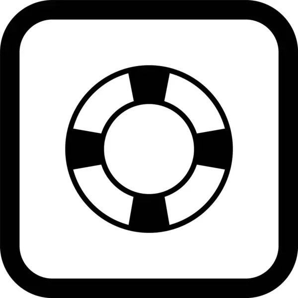 Life Preserver Icon ในสไตล เทรนด — ภาพเวกเตอร์สต็อก
