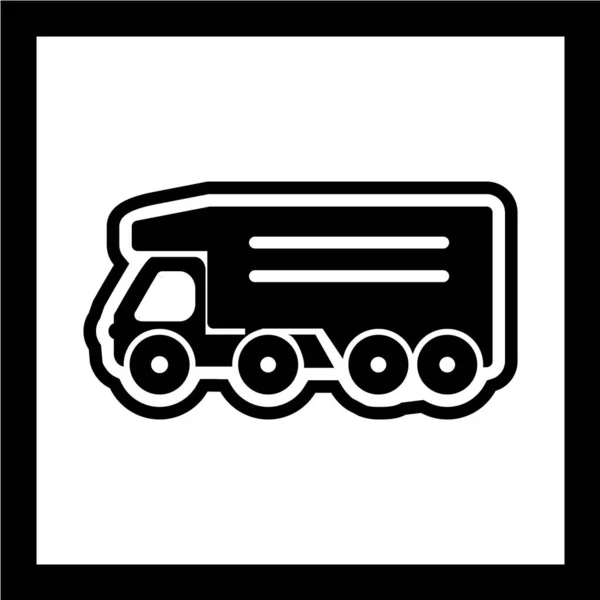 Ícone Transporte Ilustração Vetorial — Vetor de Stock