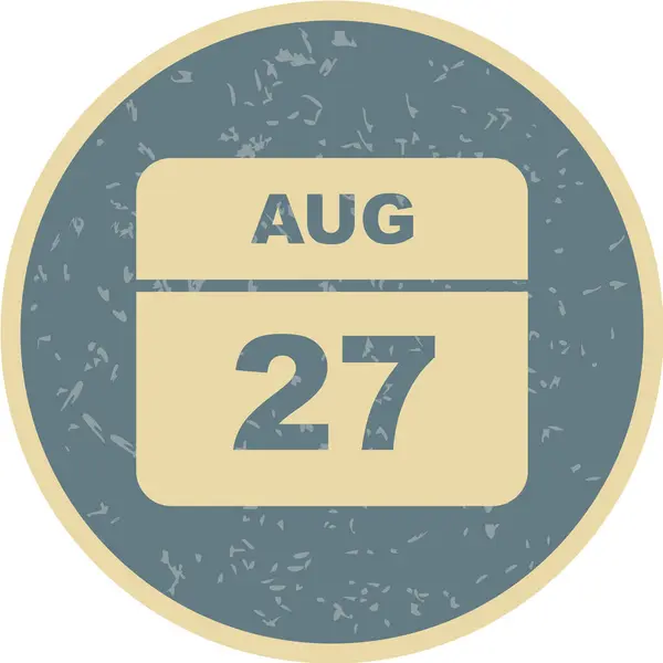 Vector Illustration Calendar Icon — Stock Vector