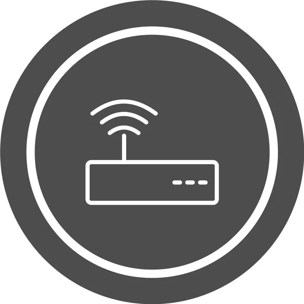 Wifi Symbol Vektorillustration Flacher Designstil — Stockvektor