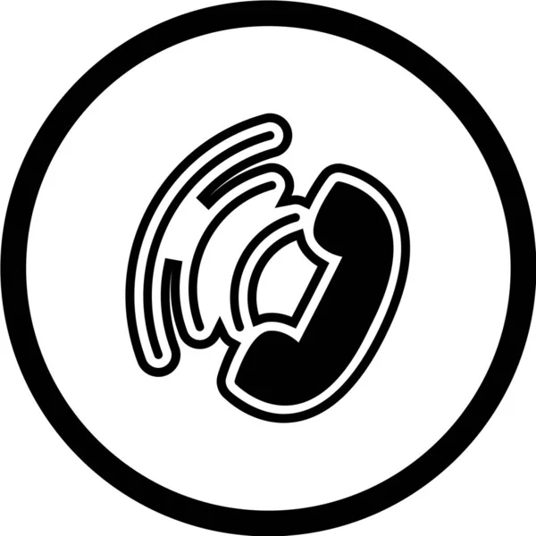 電話のアイコンのベクトル図 — ストックベクタ