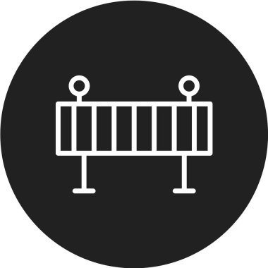 Modern b 'nin vektör illüstrasyonu eksik simgesi