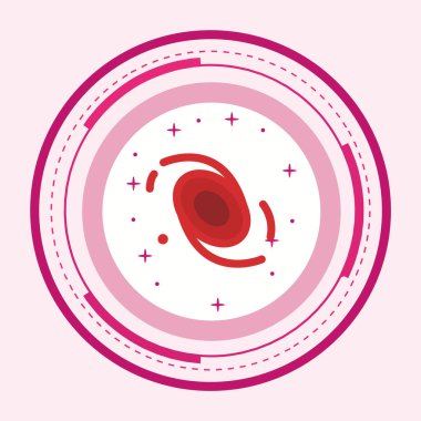 Galaksi Simgesi Moda Biçimli Ayrı Arka Gruplandırma