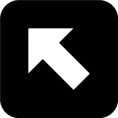 ok işareti simgesi, vektör çizimi