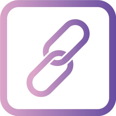 Beyaz arkaplanda vektör pembe ataç simgesi.