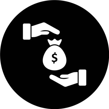 Dolar simgesi, vektör iilüstrasyonu