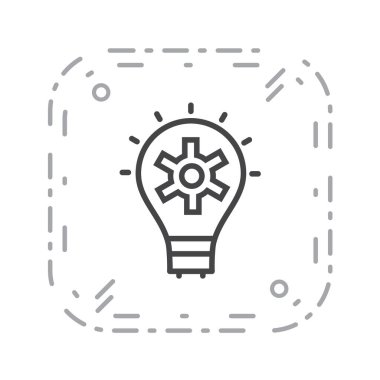 İş vektörü illüstrasyonu beyaz arkaplanda izole edildi 