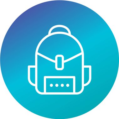 beyaz arkaplanda kamp konsepti vektör simgesi 