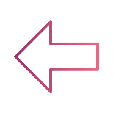 ok çizgisi vektör simgesi.