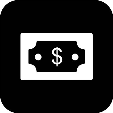 Dolar banknotları vektör simgesi