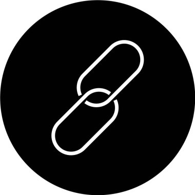 beyaz arkaplanda siyah simge izole edildi