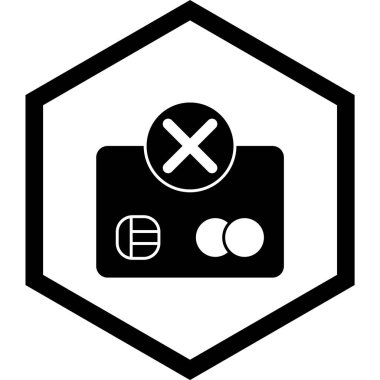 Ödeme Başarısızlığı Simgesi Moda Biçiminde İzole Arkaplan    