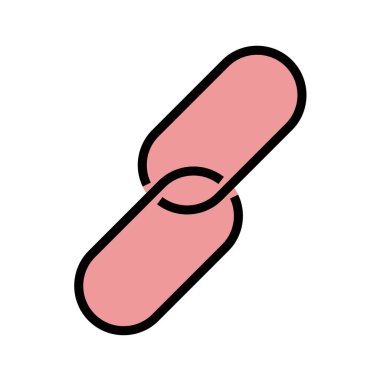 İzole edilmiş tek tıbbi simgenin vektör çizimi