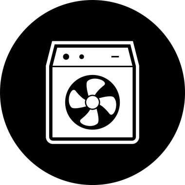 Oda Soğutucu Simgesi Moda Tarzı İzole Arkaplan