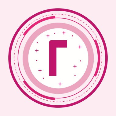 Moda Biçimli Alan Simgesi İzole Arkaplan      