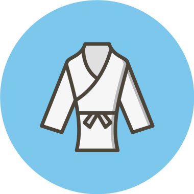 Modern gündelik kıyafet simgesinin vektör illüstrasyonu