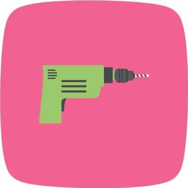 matkap simgesi. vektör illüstrasyonu