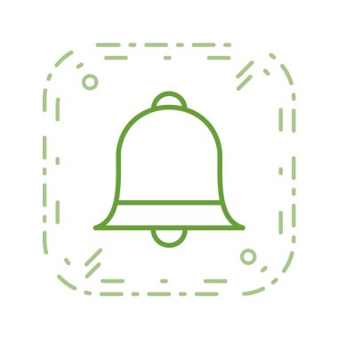 Çan simgesi vektör illüstrasyonu