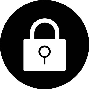 beyaz arkaplanda siyah simge izole edildi