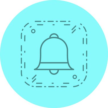 Moda Biçiminde Bildirim Simgesi İzole Arkaplanı