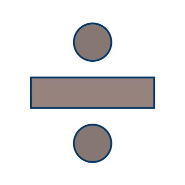 Farklı renk simgesine sahip bir grubun vektör çizimi