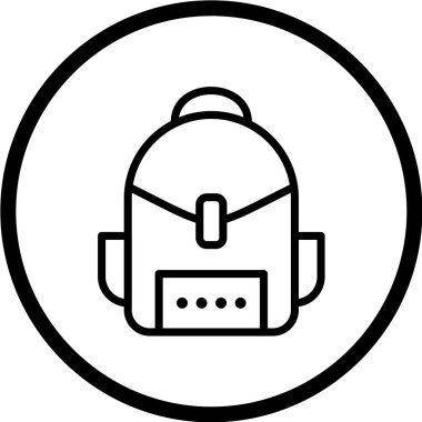okul sırt çantası vektör illüstrasyonuName