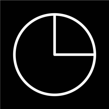 beyaz arkaplanda siyah simge izole edildi