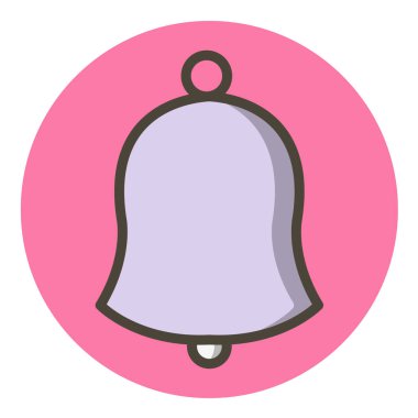 Çan simgesi vektör illüstrasyonu