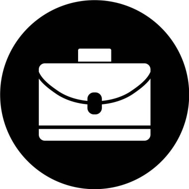 evrak çantası ikonu vektör illüstrasyonu