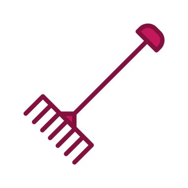 Moda Biçiminde Tırmık Simgesi İzole Arkaplan      