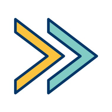 ok vektör simgesi, beyaz arkaplanda izole