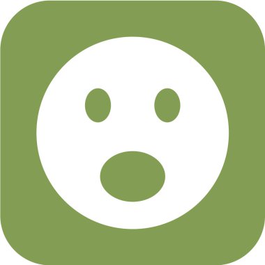 Moda Biçimli Emoji Simgesi İzole Arkaplan 