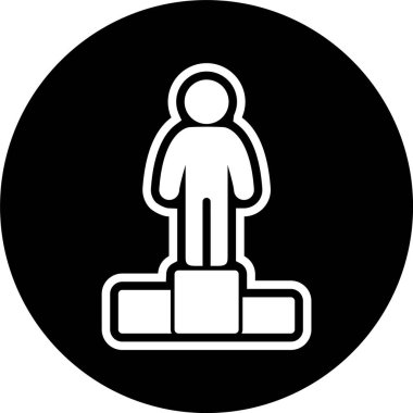 Moda Biçiminde Başarı Simgesi İzole Arkaplan