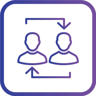 iş simgesi vektör illüstrasyonu