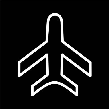 beyaz arkaplanda siyah simge izole edildi