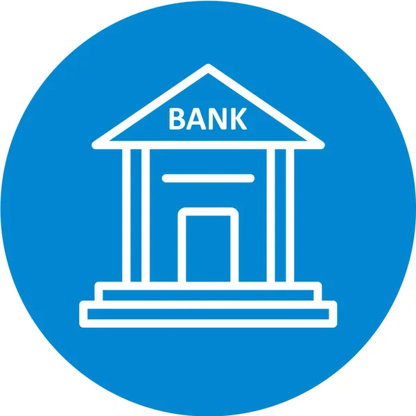 Företag Bank Vektor Illustration — Stock vektor