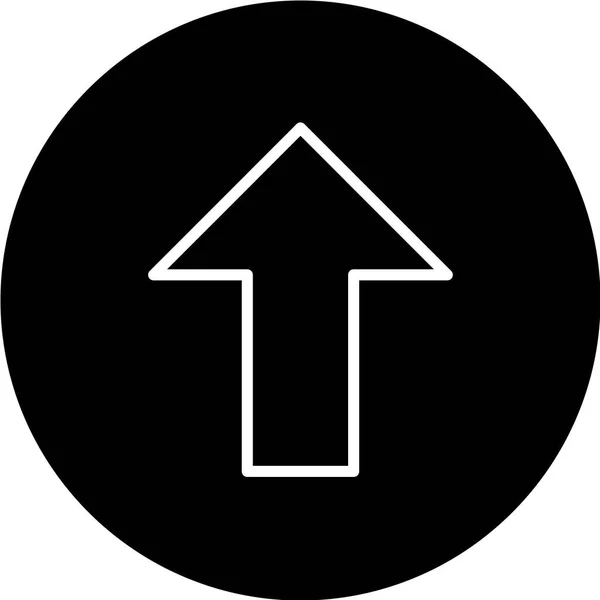 Upload Arrow Icon Vector Illustration — Stock Vector