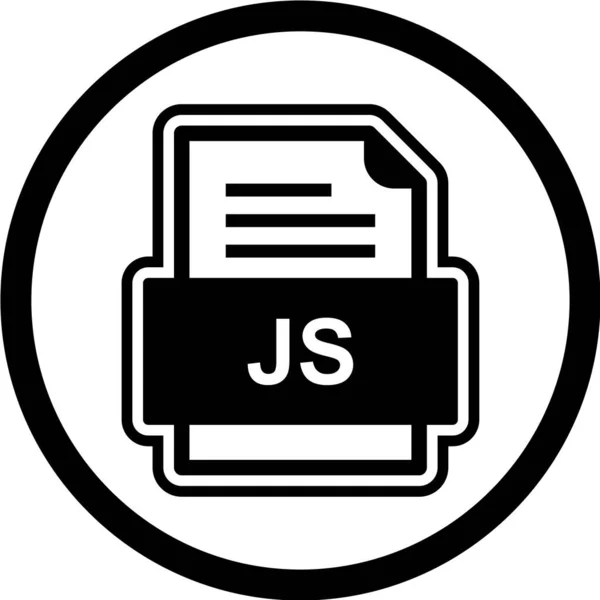 Dateiformat Icon Vektor Illustration — Stockvektor