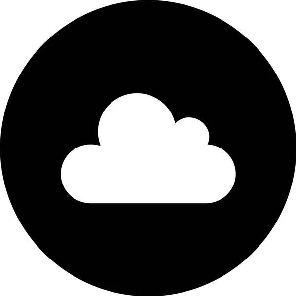 Icono Nube Ilustración Vectorial Estilo Diseño Plano — Vector de stock