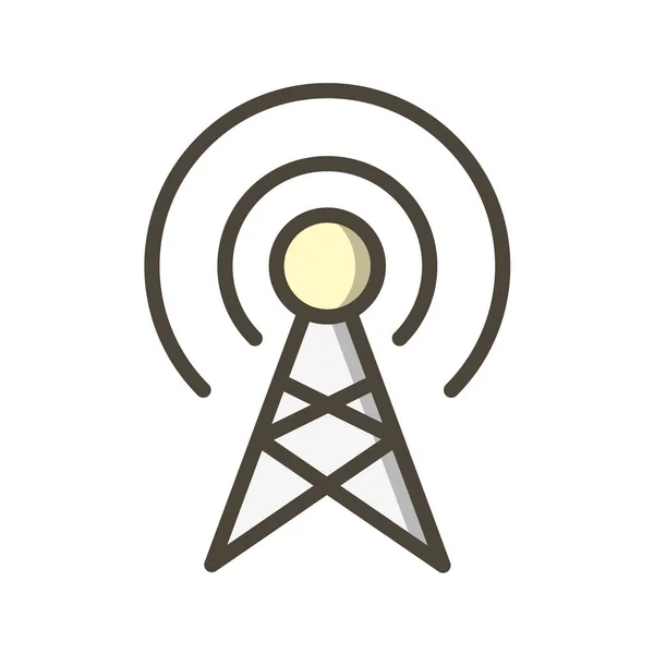 Vectorillustratie Van Antenne Icoon — Stockvector